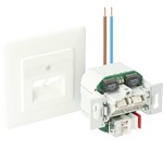 Datacontactdoos twisted pair Attema Outlet LAN 2x RJ45